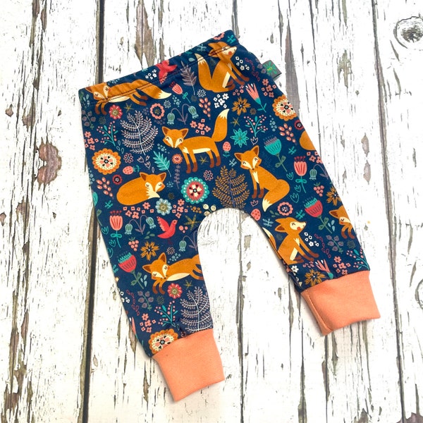 NEW Fox friends  baby leggings,  baby clothes, leggings, girl leggings, boy leggings, baby trousers, baby pants, foxes
