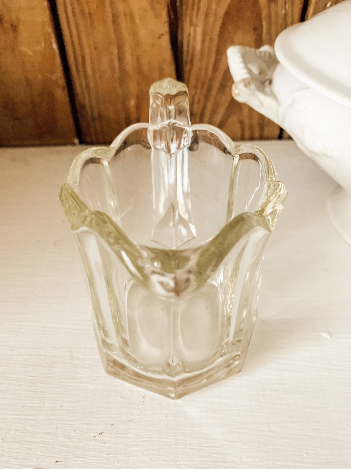 Vintage Pressed Glass CreamerHeavy EAPG CreamerVintage Etsy