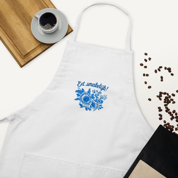 Eet Smakelijk Embroidered Apron