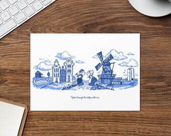 Pella Delft (Greeting Card)