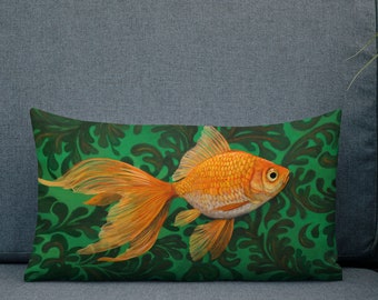 Goldfish Dream Premium Pillow