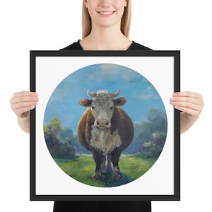 Hereford Framed Art Print