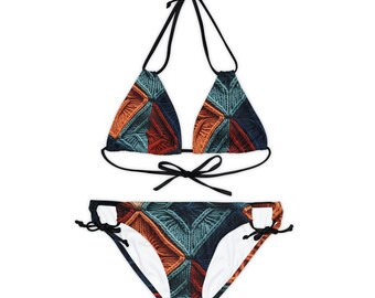 Boho Knitted  Bikini Set,swimwear,summer,travel