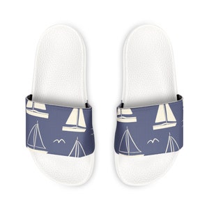 Stylish Men's Beach Sandals - Nautical Design,Summer Footwear,Casual Wear