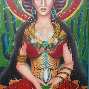 The Crone&The Sacred Waters,high quality poster