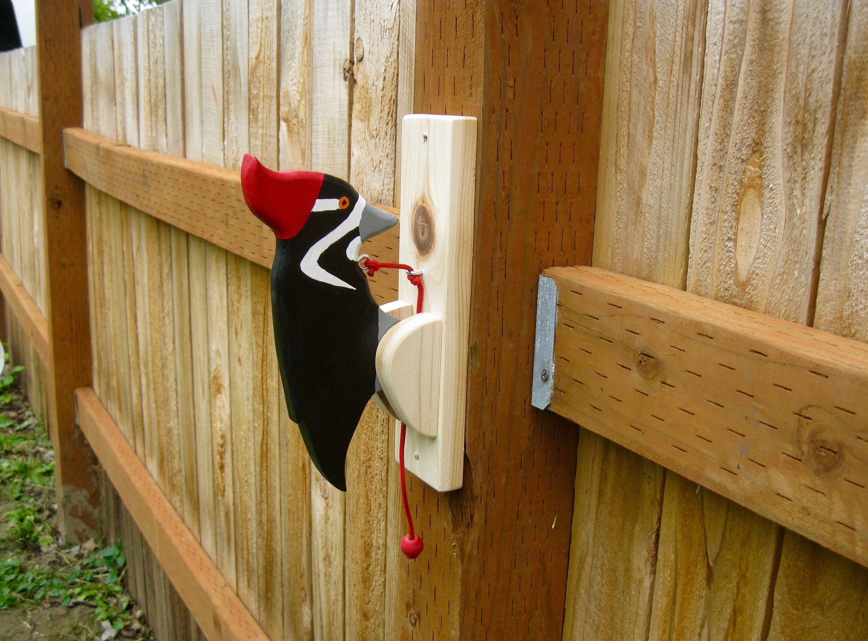 Pileated Female Woodpecker Door Knocker. Etsy