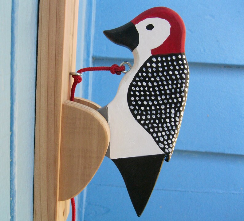 Redbellied Woodpecker Door Knocker. Etsy