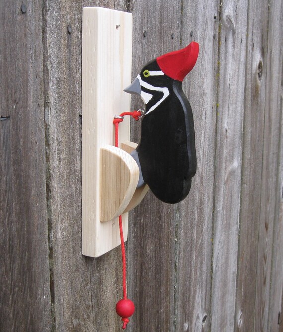 Pileated Female Woodpecker Door Knocker