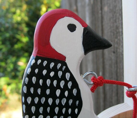 Red Bellied Woodpecker Door Knocker Etsy