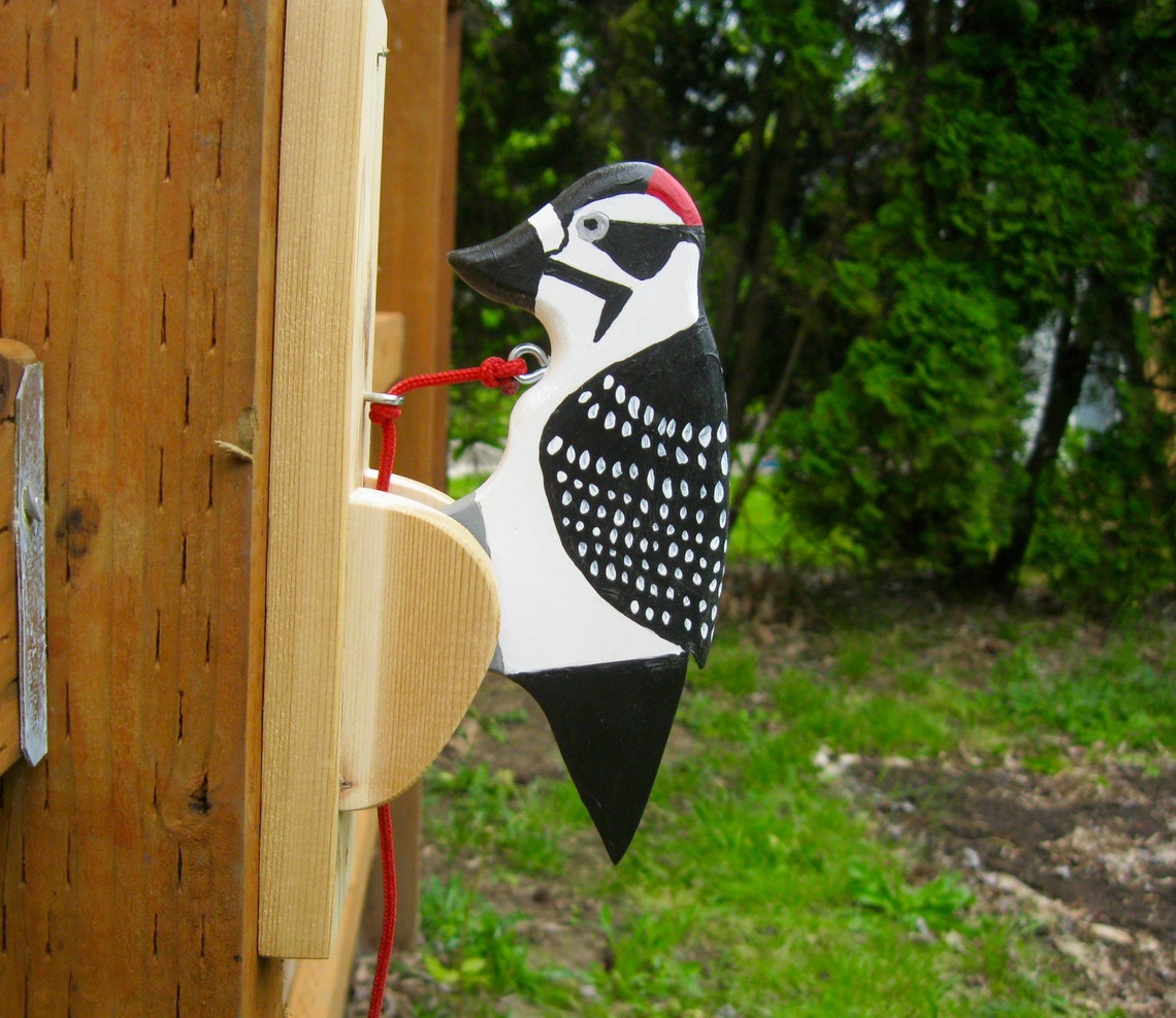 Downy Woodpecker Door Knocker. Etsy