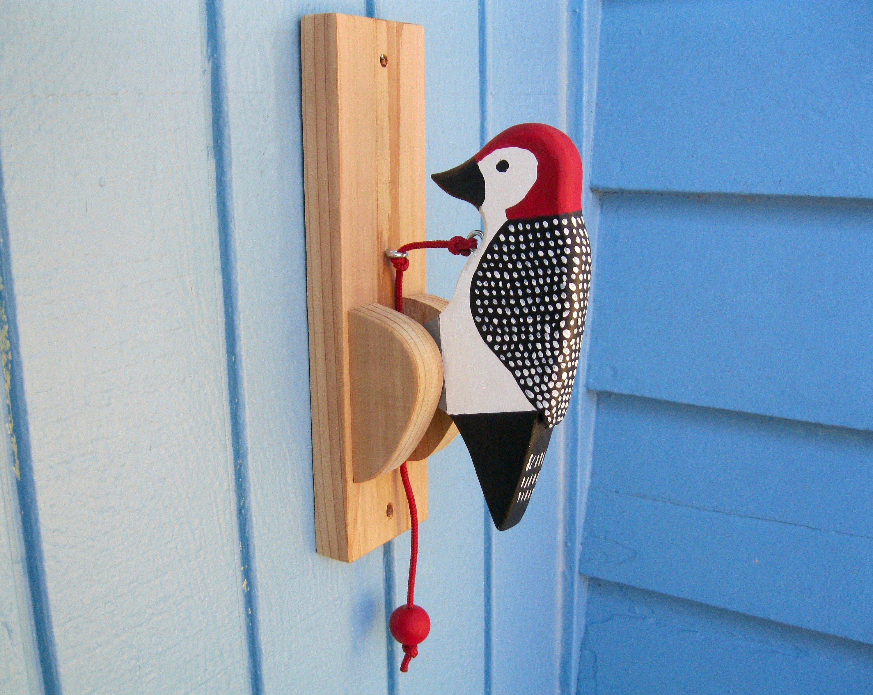 Redbellied Woodpecker Door Knocker. Etsy