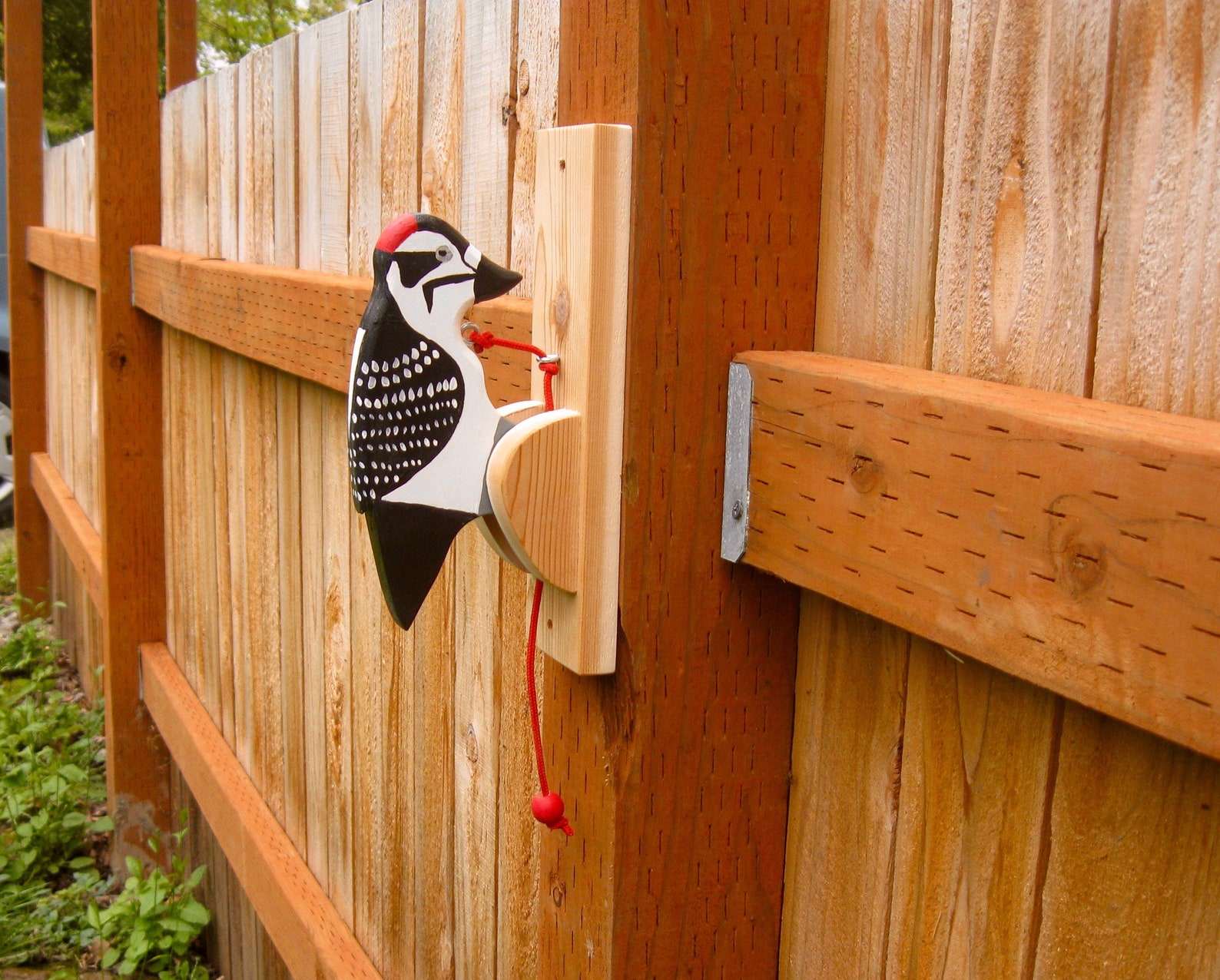 Downy Woodpecker Door Knocker. Etsy