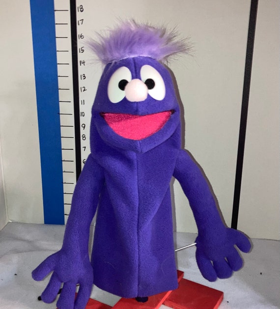 Purple Petey the Purple Puppet Etsy