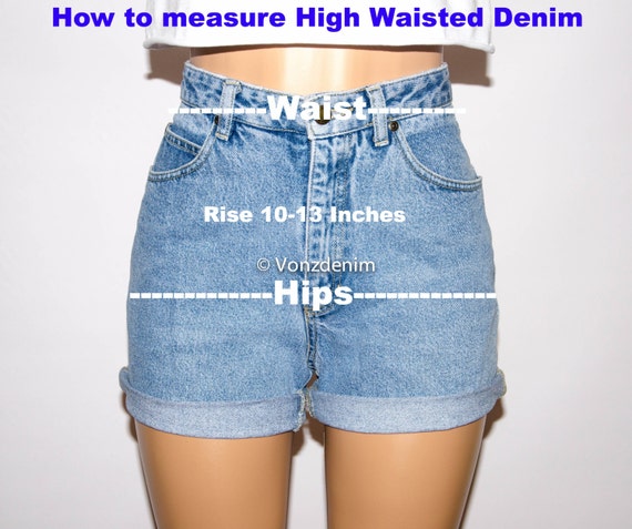 levi's high rise denim shorts