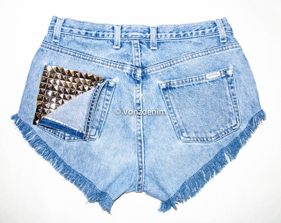studded shorts