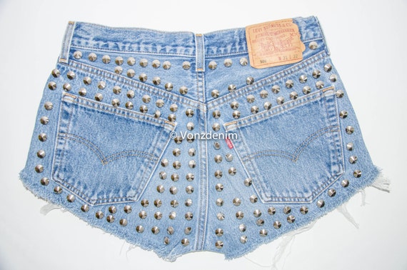 studded shorts