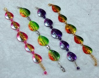 Baitfish Spinner Bracelets