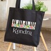 CafePress Ballet Dancers Canvas Tote Bag - Reusable & Eco-Friendly Shopping Bag, Two Sizes - View #3