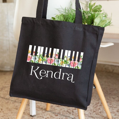 Personalized Music Bag Personalized Music Teacher Gift Music Etsy