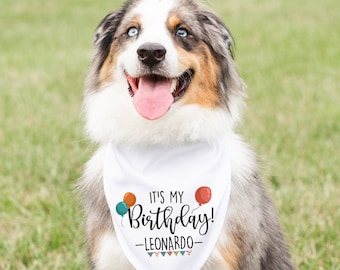 Birthday Dog, Dog Birthday Bandana, Dog Birthday Party, Dog Birthday Gift, Birthday Dog Bandana, Pet Birthday Bandana, Custom Dog Bandana