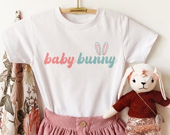 Baby Bunny Shirt, Kids Bunny Shirt, Easter Bunny Shirt for Kids, Kids Bunny Tee, Toddler Easter Shirt, Baby Bunny Kids Shirt