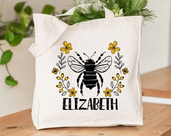 bumble bee tote bag