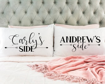 personalized pillowcases for couples