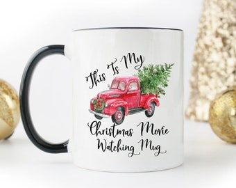 Download Christmas Movie Watching Mug Svg Eps Png Dxf Instant Etsy