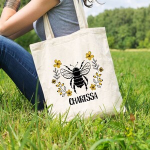 Beekeeper Gift Personalized Tote Bag Beekeeper Tote Honey | Etsy