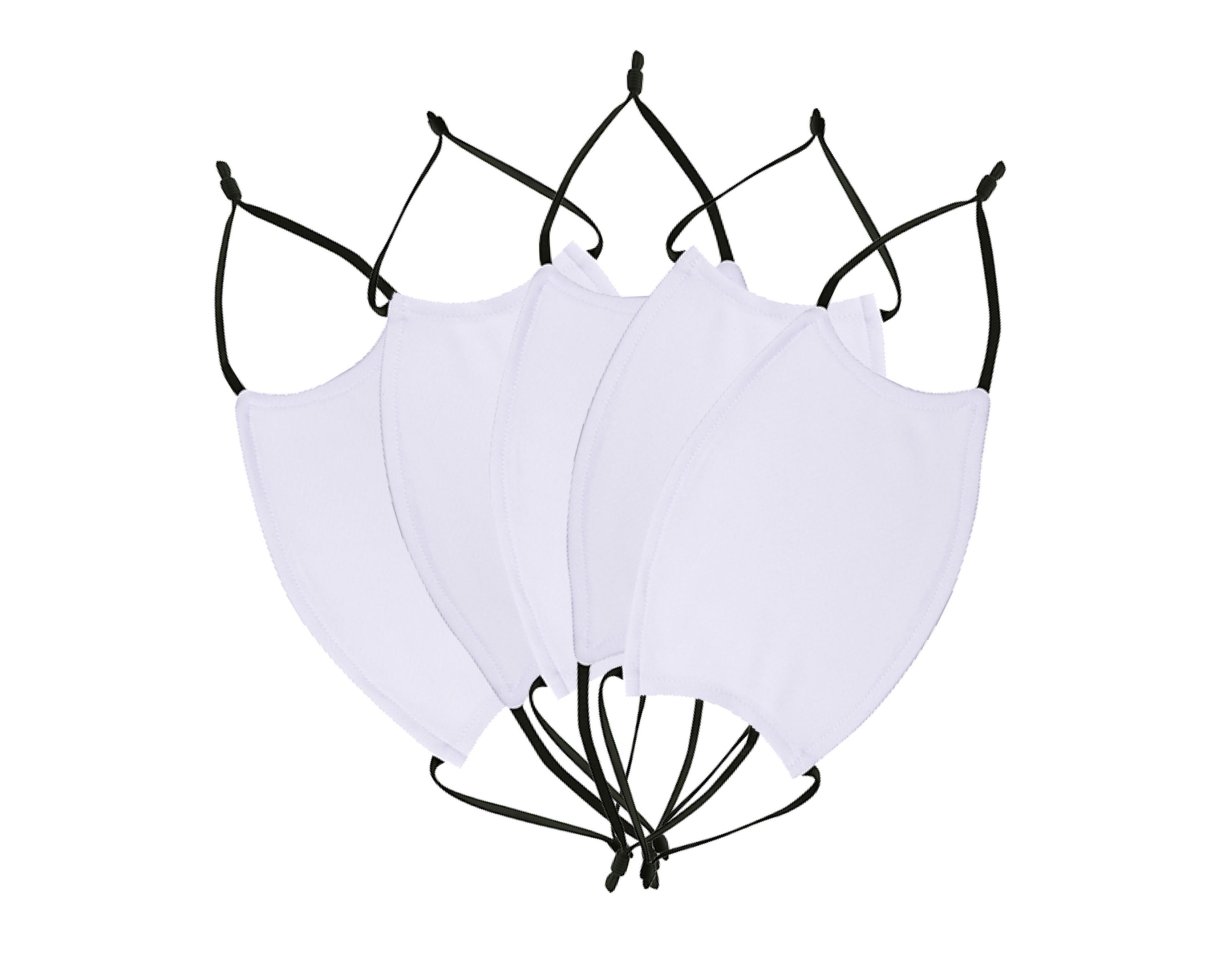 Blank Face Masks Blank Polyester Face Masks Blank Etsy