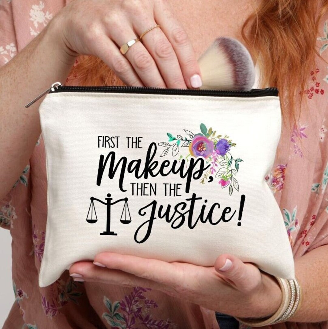 Lawyer Gift, Graduation Gift, Lawyer Makeup Bag, Gift for Lawyer, Law