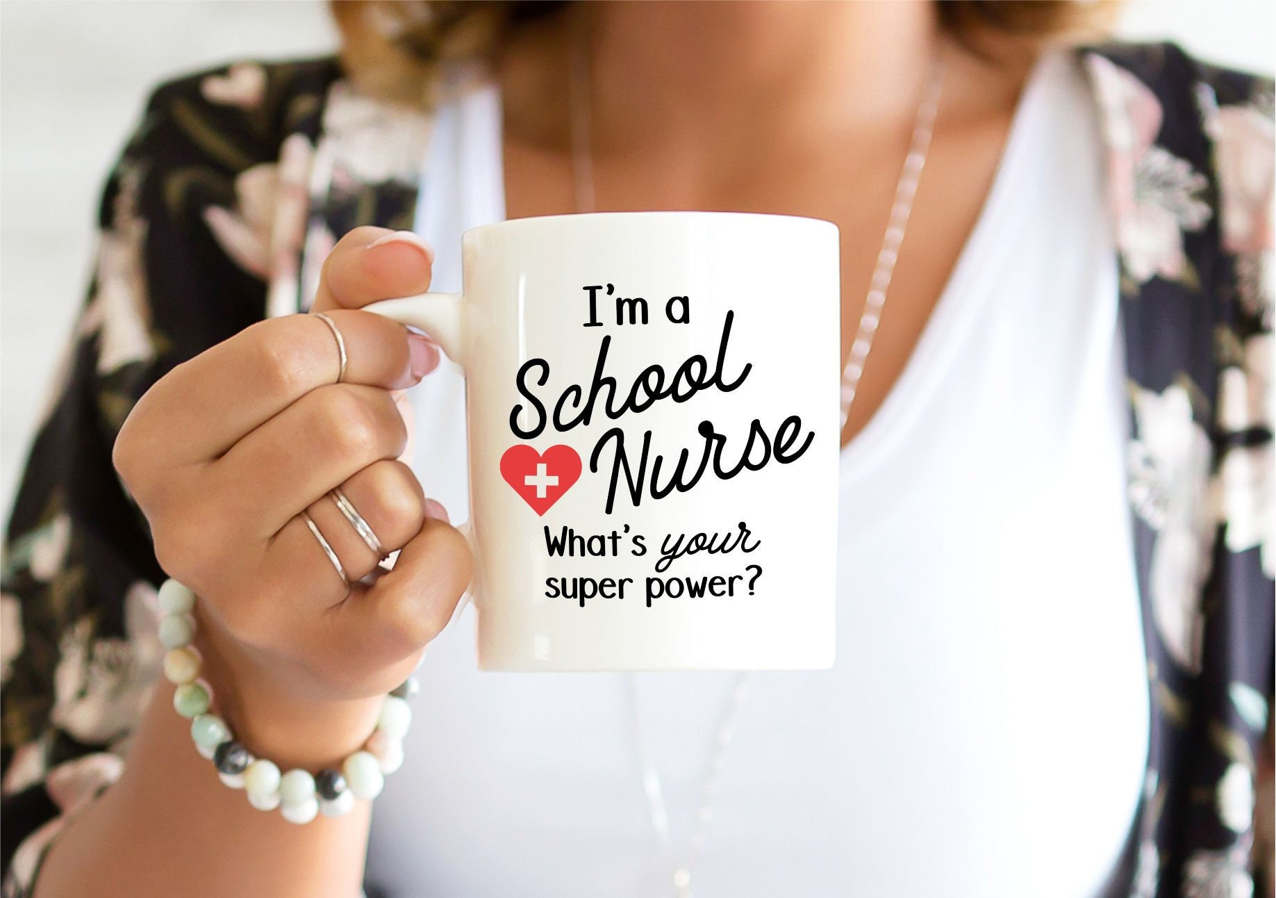 School Nurse Gift Gift For School Nurse School Nurse Mug Etsy