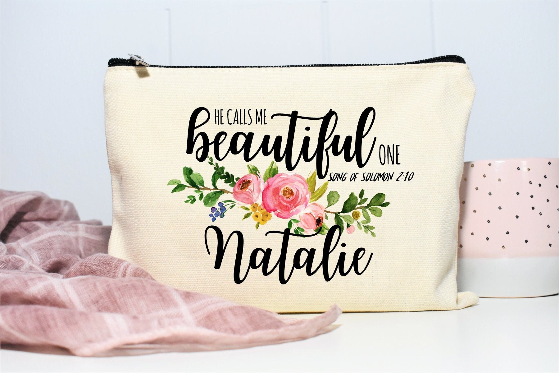 Bible Makeup Bag Scripture Makeup Bag Scripture Bag Bible | Etsy