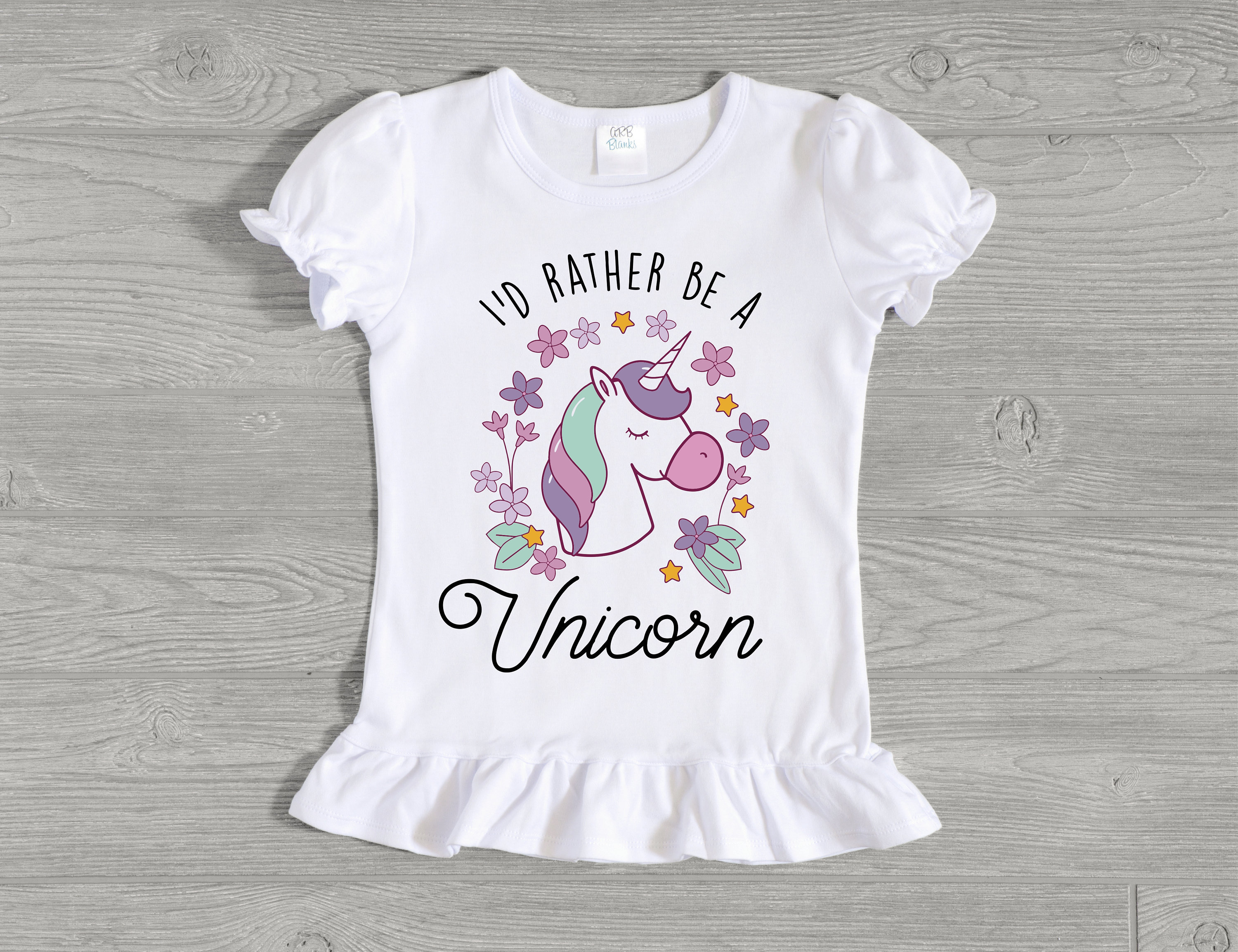 Unicorn Shirt Girls Unicorn Shirt Cute Toddler Shirt Ruffle Etsy