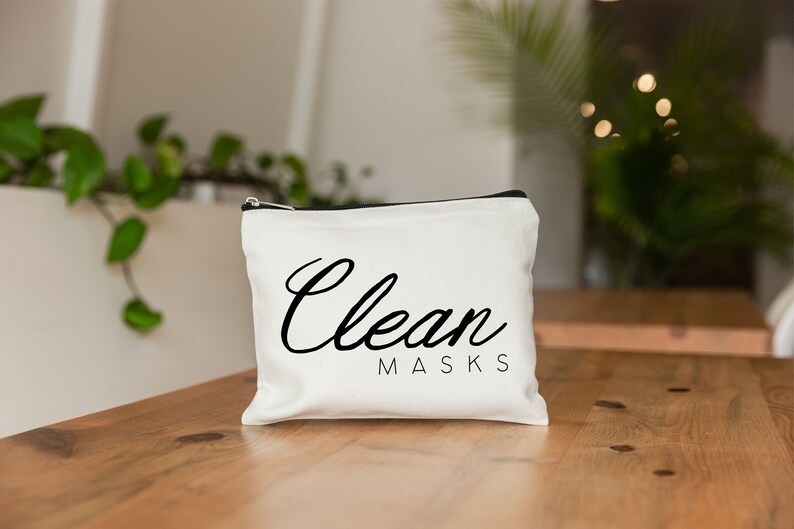 Mask Bag Set Cute Face Mask Bags Mask Storage Pouch Clean Etsy