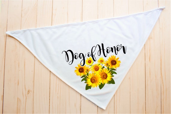 Dog Bandana Sunflowers