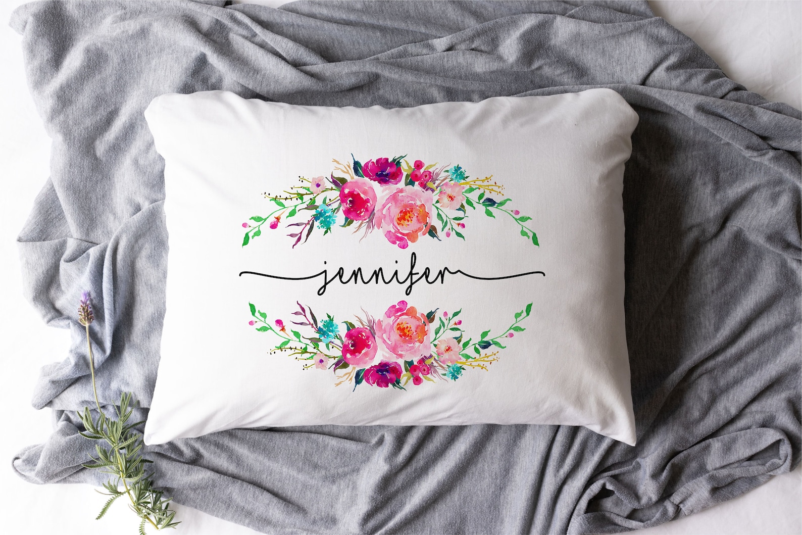 Personalized Pillowcase Bridal Gift Bridal Shower Gift Etsy