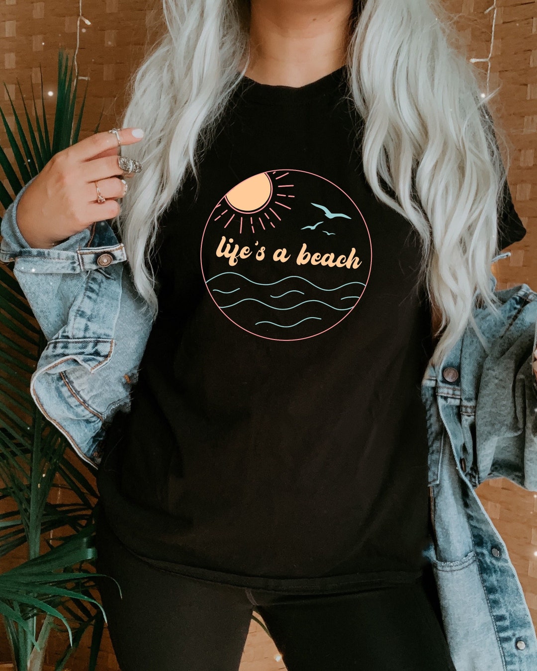 Life's A Beach Shirt Cute Beach Shirt Ocean T-shirt - Etsy