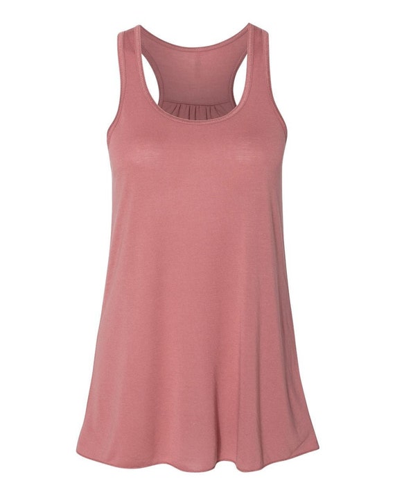 Bella Canvas 8800 Mauve Women s Flowy Racerback Tank Blank Tank Top Bella Canvas Tank Top Blanks Plain Bella Canvas Tank 8800 Tank Top Etsy UK