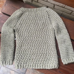 Suéter entrecruzado Patrón de crochet de EE. UU. - 2T-5T