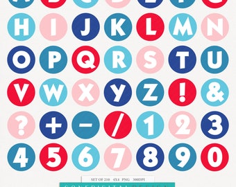 Fun on the Fourth July Alphabet Clipart Alphabet PNG Alphabet Letters Alphabet Art Alphabet Digital Download Scrapbooking Printable Stickers