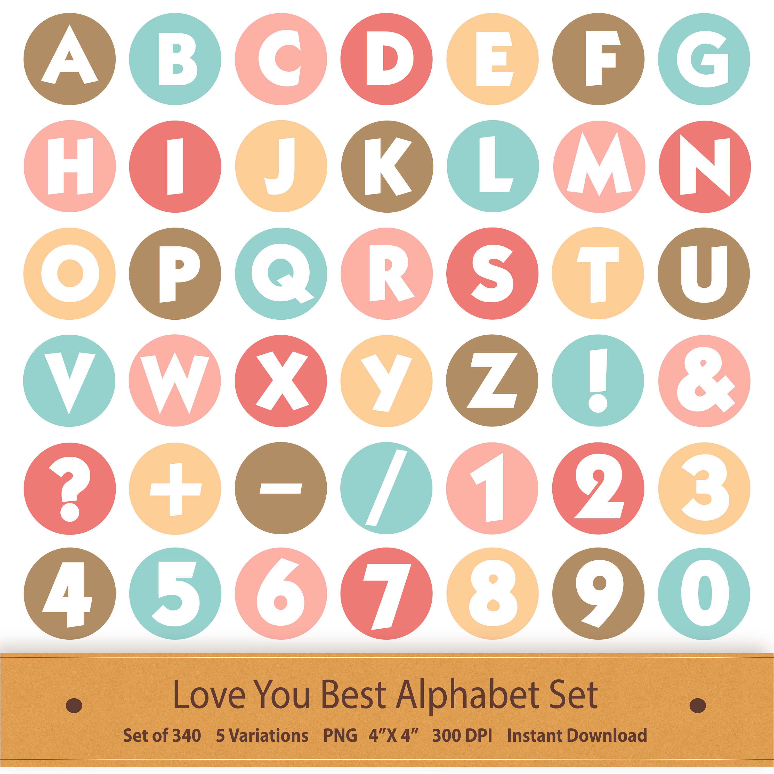 valentine digital alphabet love printable letter love clipart etsy