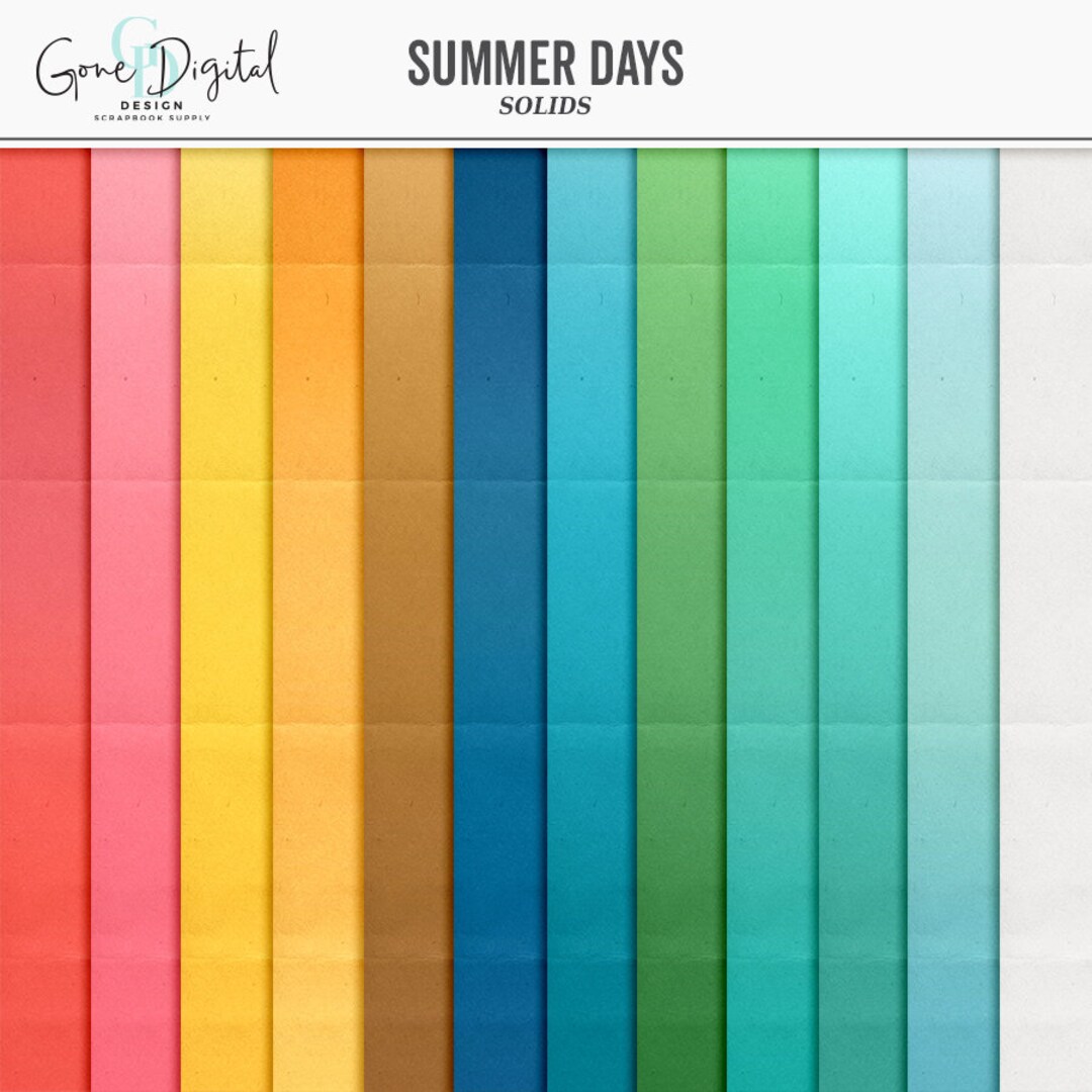 Summer Digital Cardstock Texture Summer Digital Paper Pack Scrapbook