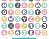 love digital download scrapbook alphabet stickers art letters stickers digital love story alphabet print sheet pdf printable letter circle by gonedigital design catch my party