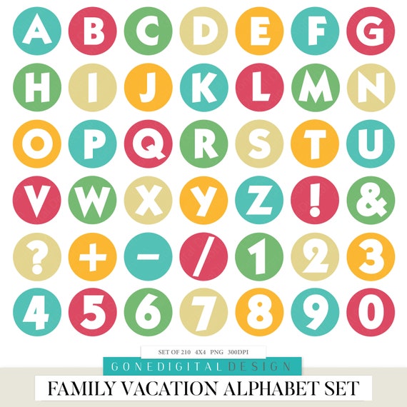 Printable Font Alphabet Alpha Set Printable Letters Printable Font Scrapbook  Letter Stickers 