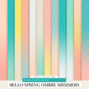 Spring Paper Shimmer Paper Spring Patterns Glitter Texture Paper Spring Scrapbook Shimmery Backdrop Spring Digital Paper Spring Printable