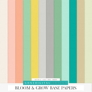 Bloom & Grow Spring Background Digital Texture Paper Simple Paper Texture Pattern Textured Paper Spring Textures Basic Pattern Base Pattern