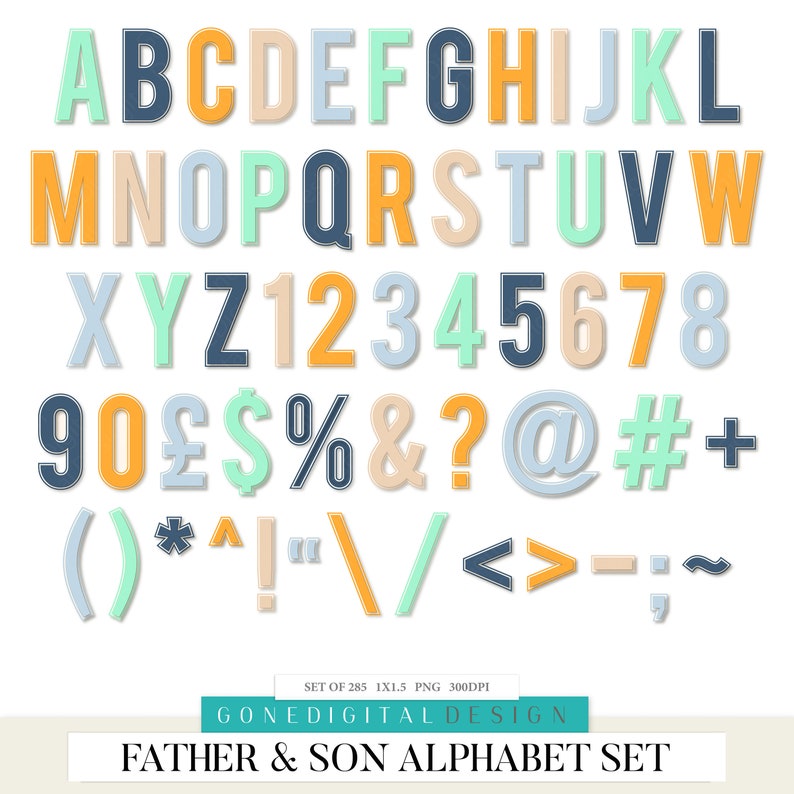 father son alphabet digital dad alphabet printable letter etsy