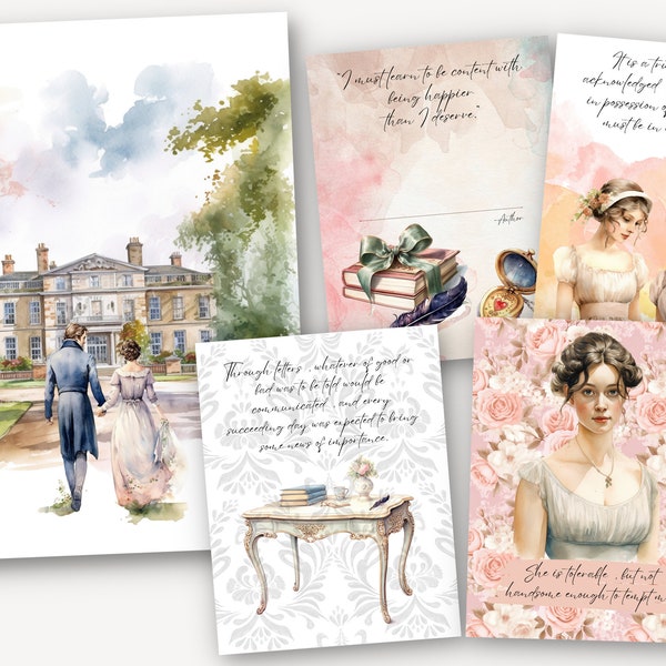 Pride and Prejudice Calendar Etsy