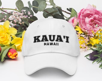Kauai Dad Baseball Cap | Hawaii Hat | Embroidered Cap